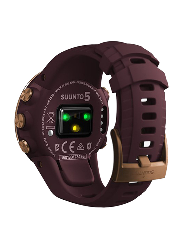 Suunto 5 Smartwatch, GPS, Burgundy Copper