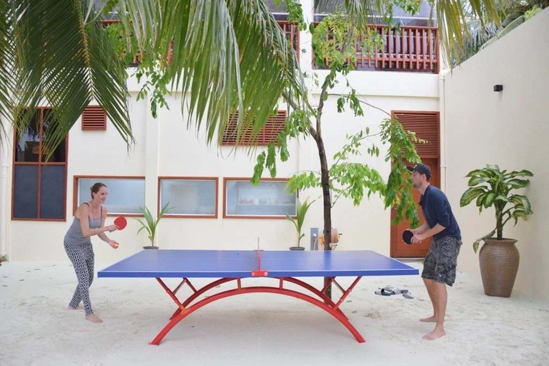 Dawson Sports Outdoor Portable Table Tennis, Blue