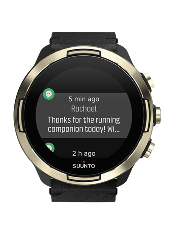 Suunto 9 Baro Smartwatch, GPS, Gold/Black