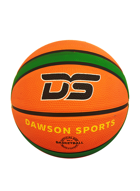 Dawson Sports Rubber Basketball, Size 3, Green/Brown