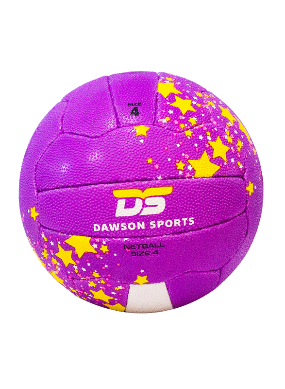 

Dawson Sports Size-4 Star Trainer Netball, Purple