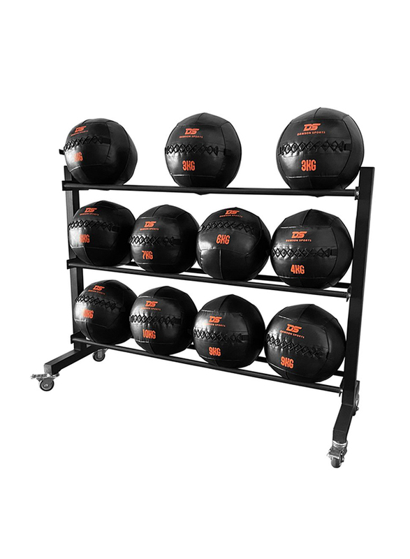 

Dawson Sports Wall Ball Rack, Black
