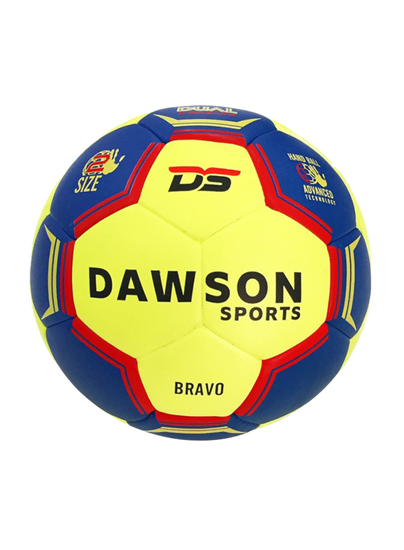 Dawson Sports Bravo Handball, Size 2, Blue/Yellow