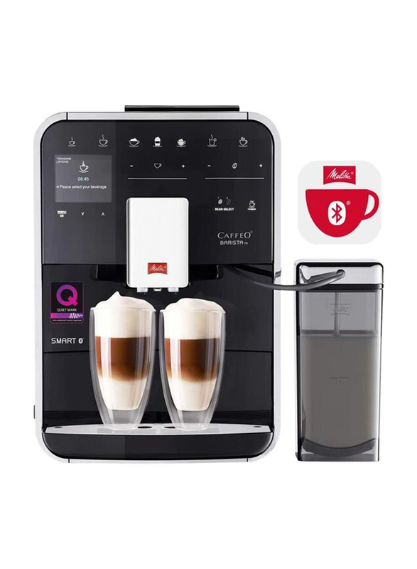Melitta 1.8L Barista TS Smart Espresso Coffee Machine, 1450W, F85/0-102, Black