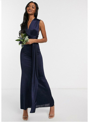 TFNC London Sleeveless Tall Multiway Maxi Dress, Double Extra Large, Navy Blue