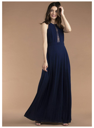 TFNC London Haven Sleeveless Maxi Dress, Large, Navy Blue