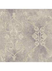 Wallquest Renaissance Damask Wallpaper, 0.52 x 10 Meter, Purple