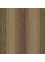 Wallquest Kashmir Stripes Pattern Wallpaper, 0.53 x 10 Meter, Dark Brown/Brown/Purple