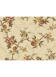 Wallquest Parisian Floral Printed Wallpaper, 8.23 x 0.68 Meter, Beige/Purple/Green