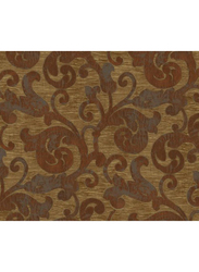 Wallquest Renaissance Acanthus Wallpaper, 0.52 x 10 Meter, Dark Brown/Gold