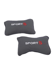 Maagen Sports Pillow, 2 Pieces, Grey