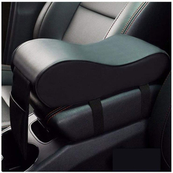 Maagen Car Center Console Armrest Cushion, Black