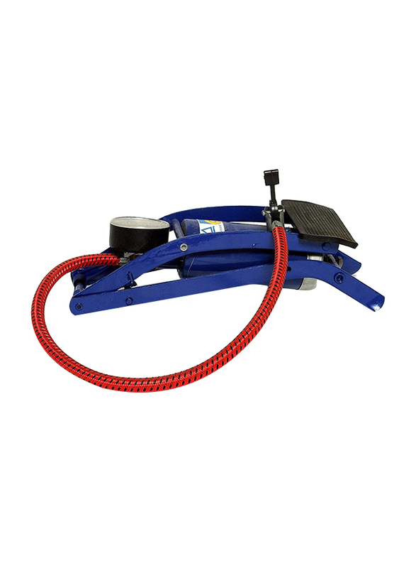 Xcessories Single Cylinder Foot Pump, Blue