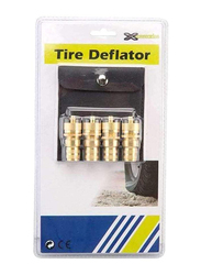Xcessories Tyre Deflator Set, 4 Pieces, Gold