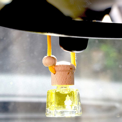 Little Trees Bottle - Vanilla Car Air Freshener, Yellow