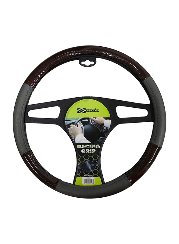 

Xcessories Wood Design Steering Cover, 13cm, Grey