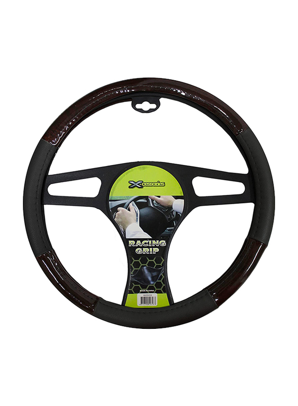 

Xcessories Wood Design Steering Cover, 13cm, Black