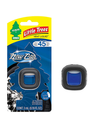 Little Trees Vent Liquid New Car Scent Air Freshener, Black/Blue