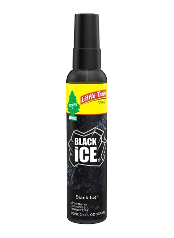 Little Trees Spray Black Ice Air Freshener, UPS-06355, 103ml, Black
