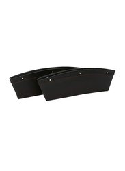 Maagen Car Seat Gap Filler, 2 Pieces, Black