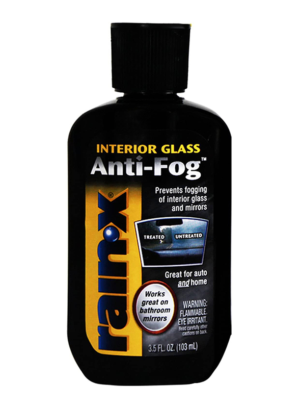 

Rain-X 103ml Anti-Fog Treatment for Interior Glass, AF21106D, Black