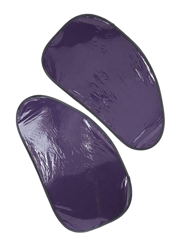 Xcessories Static Cone Shaped Side Sunshade, Purple, 2 Pieces