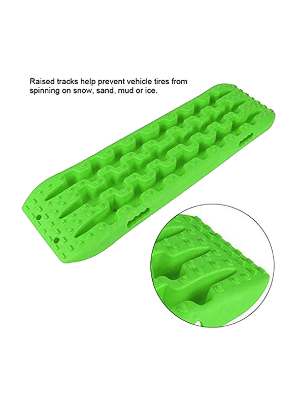 Xcessories Universal Recovery Traction Tracks, Green, 2 Pieces