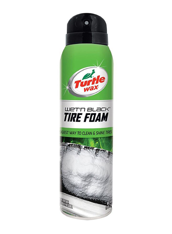Turtle Wax 510gm Wet N Black Tire Foam, White