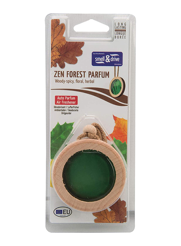 

Smell & Drive Hanging Membrane Forest Fresh Air Freshener, Green/Beige