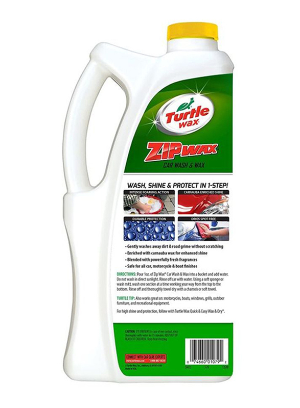 Turtle Wax 1.89Ltr Zip Wax Car Wash &Wax