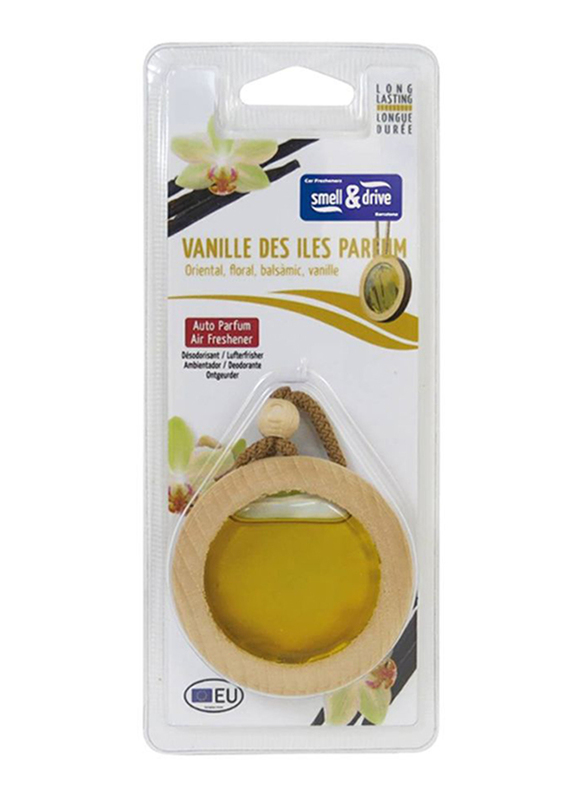 

Smell & Drive Membrane Oriental Vanilla Hanging Air Freshener, Multicolor