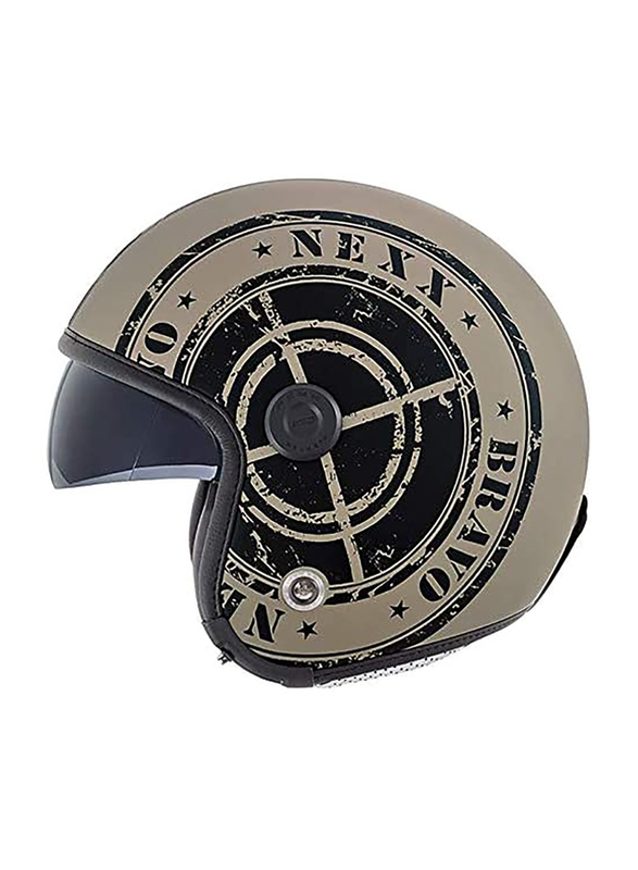 

Nexx X70 Bravo W/S Desert Open Face MT Helmet, Extra Large, Brown/Black