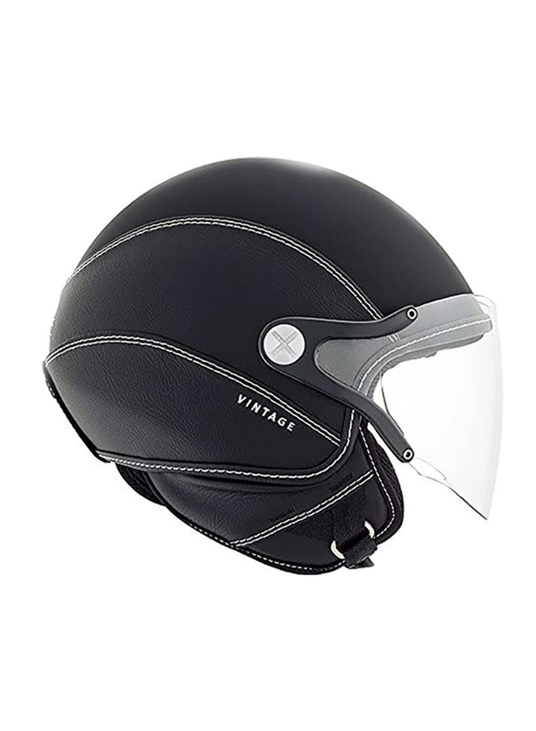 

Nexx SX.60 Vintage 2 Open Face Helmet, Extra Large, Black