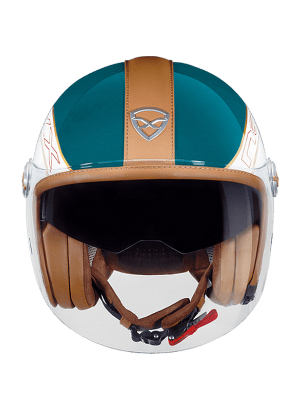 

Nexx X70 Ace SV Open Face Helmet, Extra Large, Retro Azul