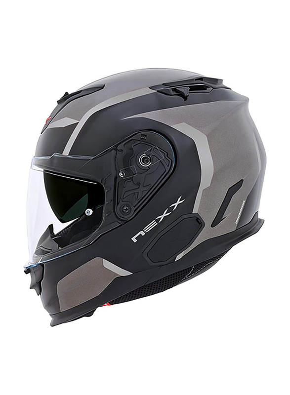 

Nexx X.T1 Galaxy Helmet, Double Extra Large, Black/Grey