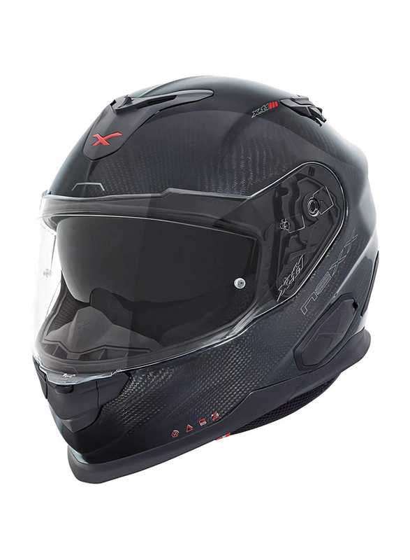 

Nexx X.R2 Carbon Zero Helmet, Extra Large, Black