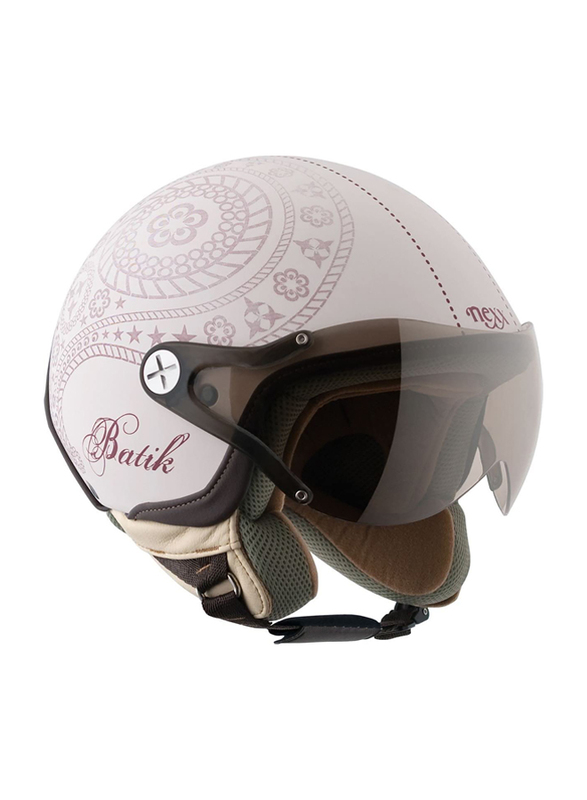 

Nexx X60 Batik Open Face MT Helmet, Medium, Creme Java