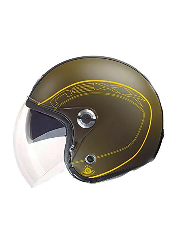 

Nexx X70 Ace SV Verde Open Face MT Helmet, Extra Large, Military Brown