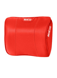 Sparco Neck Pillow Perforated PVC + Memory Foam Red