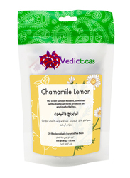 Vedic Tea Chamomile Lemon Tea, 2.2g x 20 Tea Bags