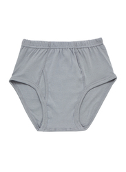 BYC Cotton Brief for Boys, Dark Grey, 7-8 Years