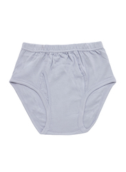 BYC Cotton Brief for Boys, Light Grey, 7-8 Years