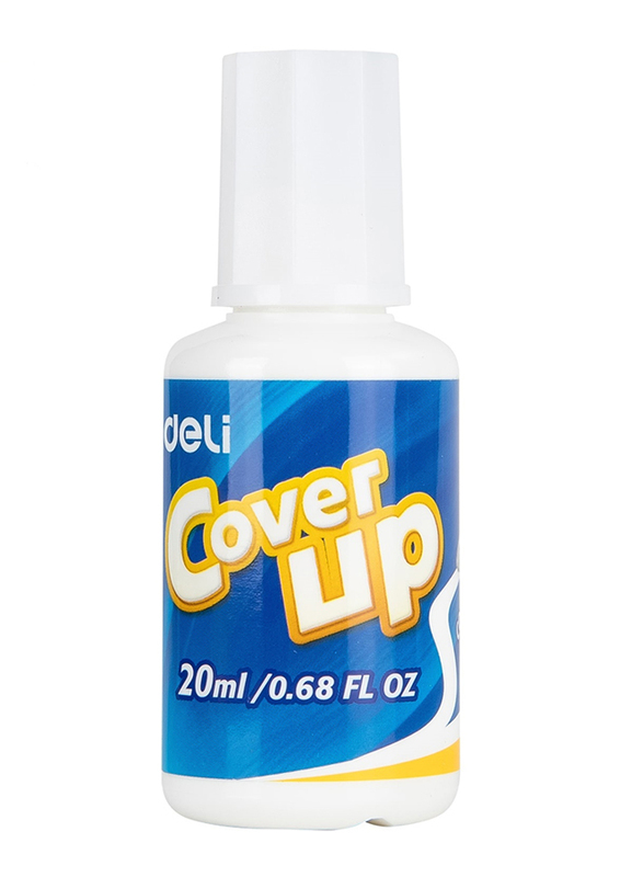Deli Cover Up Correction Fluid, 20ml, White