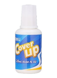 Deli E39291 Correction Fluid Brush, 20ml, White