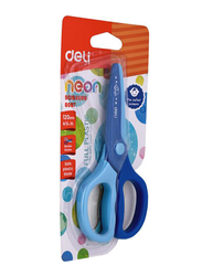 Deli Zig Zag Plastic Scissors, 6067, Blue