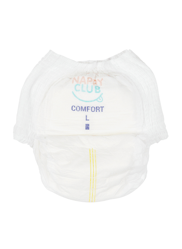 Nappy Club Comfort Panties Diapers, Large (L), 9-14 kg, 44 Count |   - Dubai