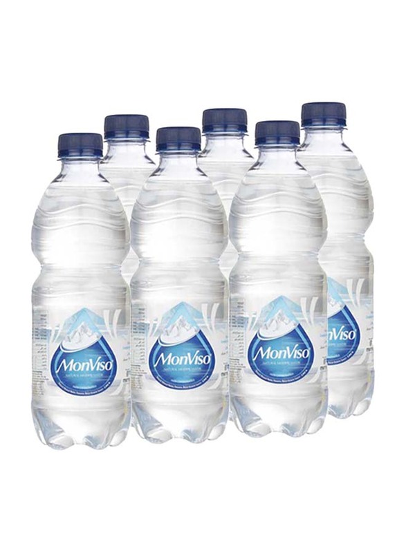 Monviso Natural Mineral Still Water, 6 Bottles x 500ml