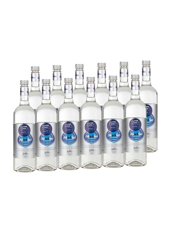 Monviso Natural Mineral Still Water, 12 Bottles x 750ml