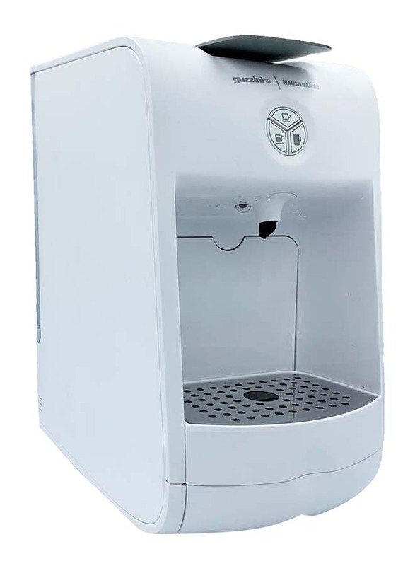 Guzzini Infusion Coffee Machine with Hausbrandt Coffee Capsules Blister, White