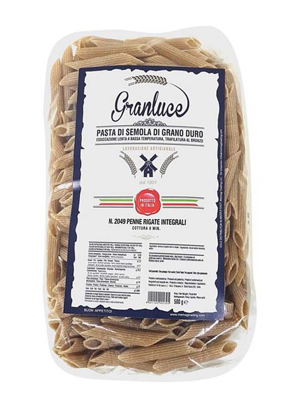 Granluce Penne Rigate Integralli Pasta,500g